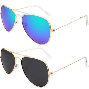 Livhò polarized sunglasses (two pairs) with one pouch w cleaning cloth